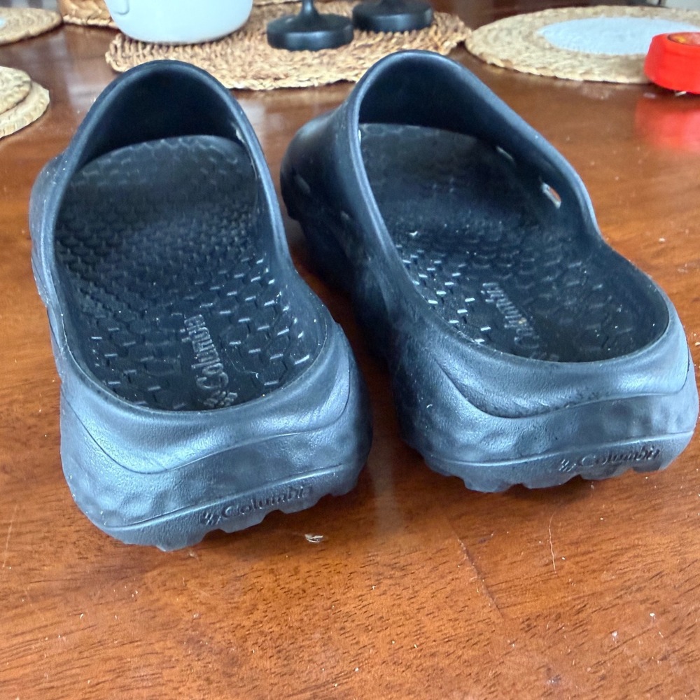 Columbia Thrive Revive Black Slide Sandals Womens 9 Recovery Shoes Walking beach - Picture 4 of 7